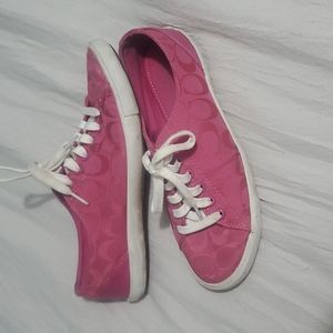 Pink shoes